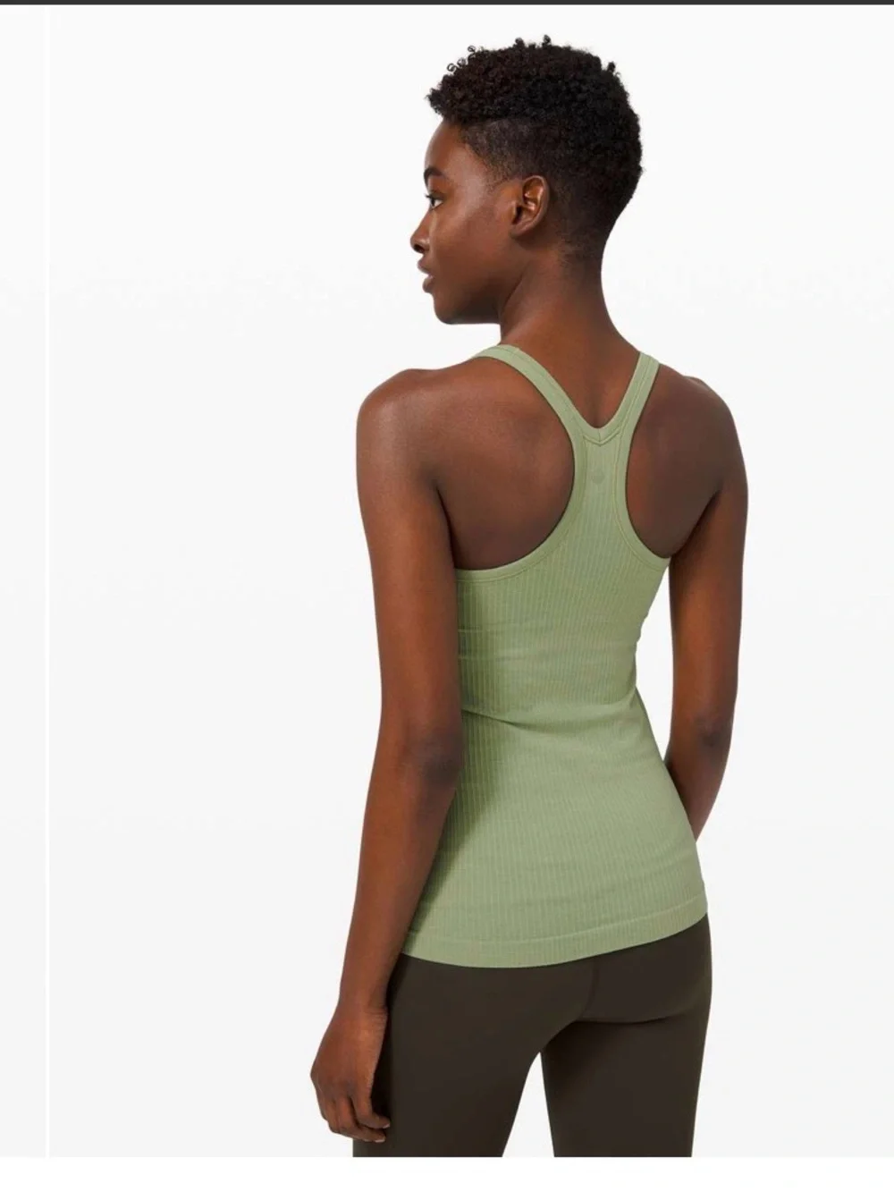 Lululemon Ebb To Street Tank *Light Support For B/C Cup Willow Green Size 4